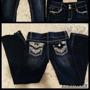 Girls jeans with bling